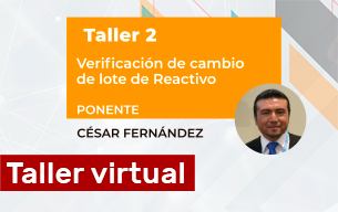 Taller: Verificación de cambio de lote de reactivo